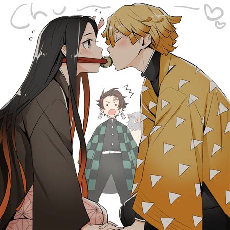 zenitsu x nezuko greatm8|Nezuko and Zenitsu (GreatM8) [Kimetsu no Yaiba / Demon。